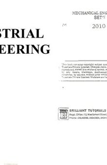 ESE(Mechanical Engineering): Industrial Engineering