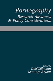 Pornography: Research Advances and Policy Considerations