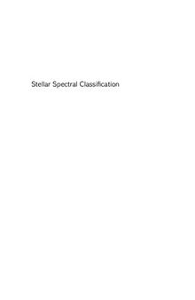 Stellar spectral classification