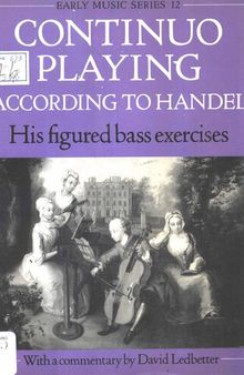 Continuo playing according to Handel His figured bass exercises