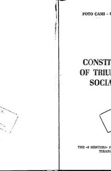 Constitution of triumphant socialism