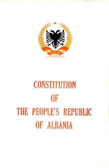 Constitution of the People’s Republic of Albania