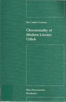 Chrestomathy of Modern Literary Uzbek
