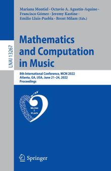 Mathematics and Computation in Music: 8th International Conference, MCM 2022, Atlanta, GA, USA, June 21–24, 2022, Proceedings