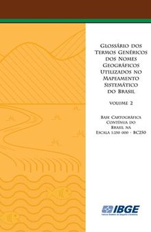 Glossário dos termos genéricos dos nomes geográficos utilizados no mapeamento sistemático do Brasil