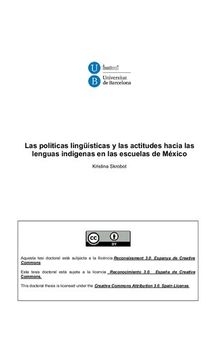 Las políticas lingüísticas y las actitudes hacia las lenguas indígenas en las escuelas de México