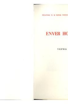 Enver Hoxha. Vepra