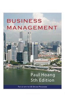 Business Management 5th Edition by Paul Hoang IBID Press