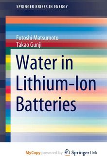 Water in Lithium-Ion Batteries