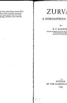 Zurvan: A Zoroastrian Dilemma