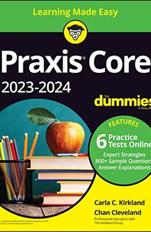 Praxis Core 2023-2024 For Dummies (For Dummies (Career/Education))