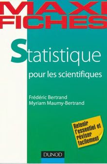 Statistique en 80 fiches pour les scientifiques