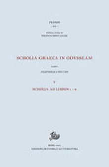 Scholia Graeca in Odysseam, Vol. V. Scholia ad libros ι-κ