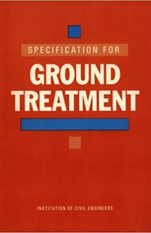 Specification for ground treatment