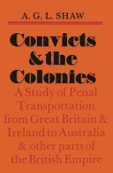 Convicts And The Colonies