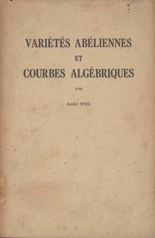 Variétés abéliennes et courbes algébriques