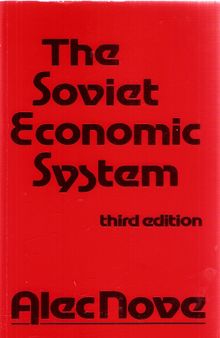 THE SOVIET ECONOMIC SYSTEM