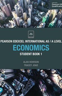 Pearson EdExcEl Economics AS/A Level Students Books 1 & 2
