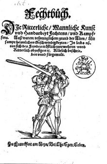Medieval German manual of swordmanship (very rare): hans leckuechner-lebkommer