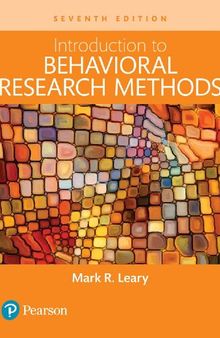 Introduction to Behavioral Research Methods