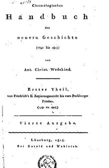 Vom Regierungsantritt Friedrichs des Großen bis zum Pressburger Frieden (von 1740 bis 1805)