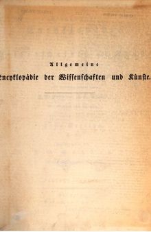 Allgemeine Encyclopädie der Wissenschaften und Künste in alphabetischer Folge / Ficinus bis Fizes