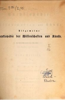 Allgemeine Encyclopädie der Wissenschaften und Künste in alphabetischer Folge / Flaach bis Flustria