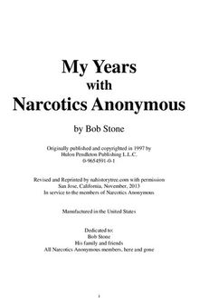 My Years with Narcotics Anonymous