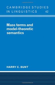 Mass terms and model-theoretic semantics