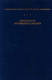 Principles of mathematical analysis