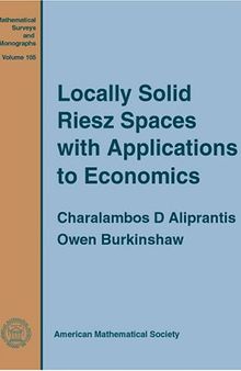 Locally solid Riesz spaces with applications to economics