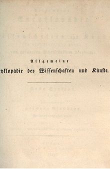 Allgemeine Encyclopädie der Wissenschaften und Künste in alphabetischer Folge / Gröbel bis Großbritannien (Geschichte, Abschnitt I - V)