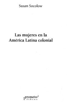 Las mujeres en la América Latina colonial