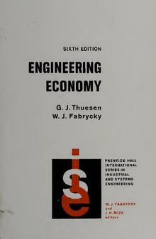 Engineering Economy