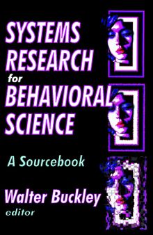 Systems Research for Behavioral Science: A Sourcebook
