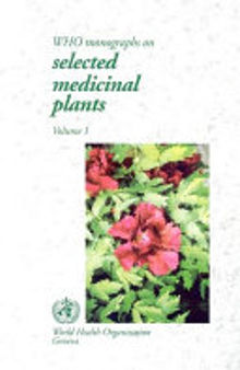 Orthomolecular Medicine : WHO Monographs on Selected Medicinal Plants PDF COMPLETE (Volume 1, Volume 2, Volume 3, Volume 4)