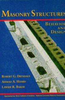 Masonry Structures: Behavior and Design