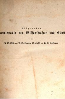 Allgemeine Encyclopädie der Wissenschaften und Künste in alphabetischer Folge / Zweite Section : Herpestes bis Hibiscus