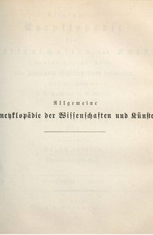 Allgemeine Encyclopädie der Wissenschaften und Künste in alphabetischer Folge / Zweite Section : Köppen (Peter V.) bis Kriegk