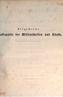 Allgemeine Encyclopädie der Wissenschaften und Künste in alphabetischer Folge / Zweite Section : Juden bis Jüdische Literatur