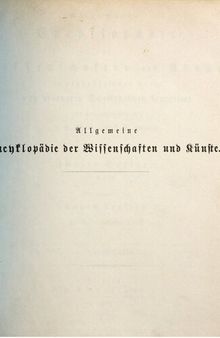 Allgemeine Encyclopädie der Wissenschaften und Künste in alphabetischer Folge / Zweite Section : K bis Karabulaken