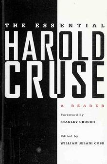 The essential Harold Cruse : a reader