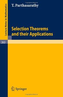 Selection Theorems and Their Applications