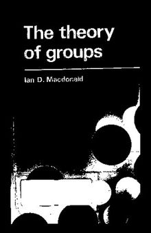 The theory of groups [bad scan]