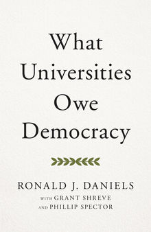 What Universities Owe Democracy: Access, Mobility, Fairness