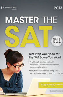 Master the SAT 2013