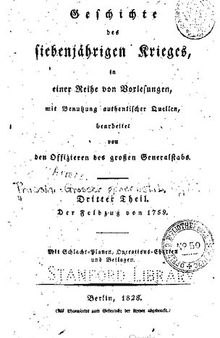 Der Feldzug von 1759