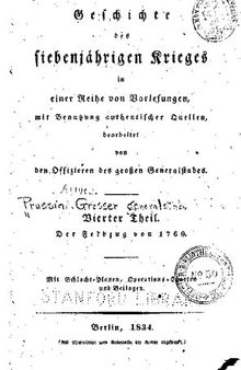 Der Feldzug von 1760