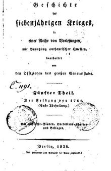 Der Feldzug von 1761