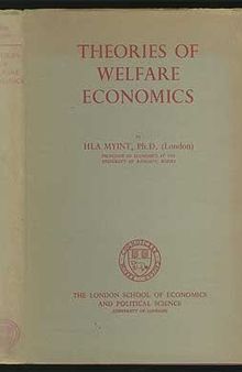 Theories of Welfare Economics